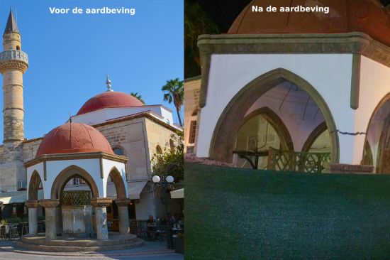 Theo Mezz Foto Kos aardbeving