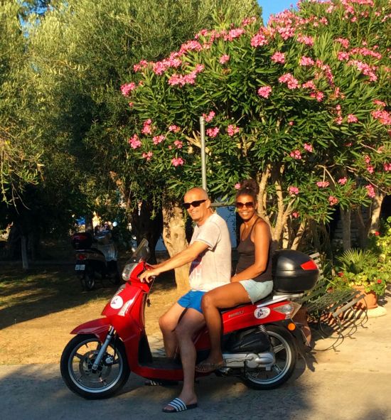 Frans en Linda op Corfu