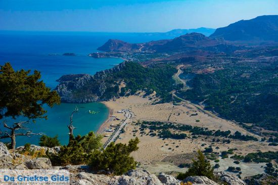 Tsambika Rhodos Tsambika beach - strand