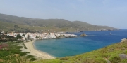 Anneke Kamerling over eiland Andros