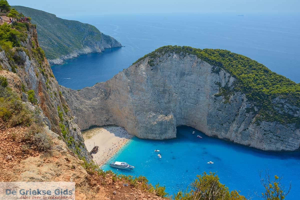 Het scheepswrak van Zakynthos