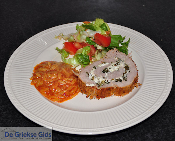 Griekse kalfsrollade