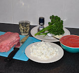 Ingredienten kalfsrollade