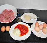 Ingredienten gehaktrol