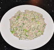 Klaar is de tonijsalade