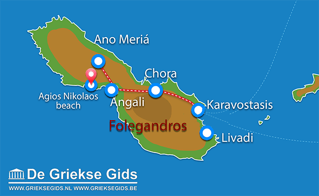 Waar ligt Folegandros