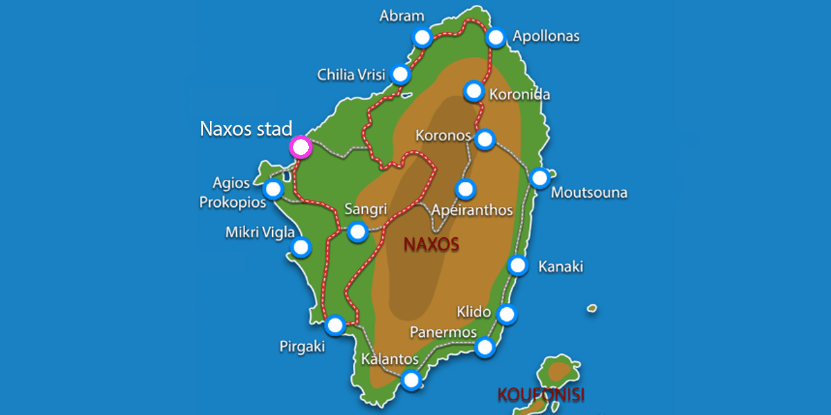 Waar ligt Ippokampos Beachfront Hotel Naxos?