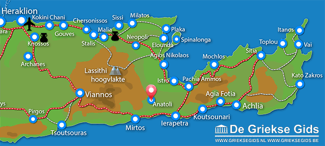 Waar ligt Lassithi Kreta