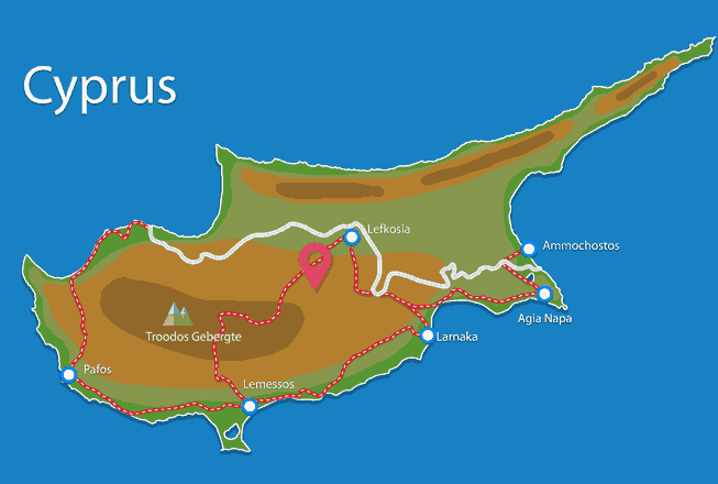 Waar ligt Geschiedenis Cyprus Waar ligt Cyprus