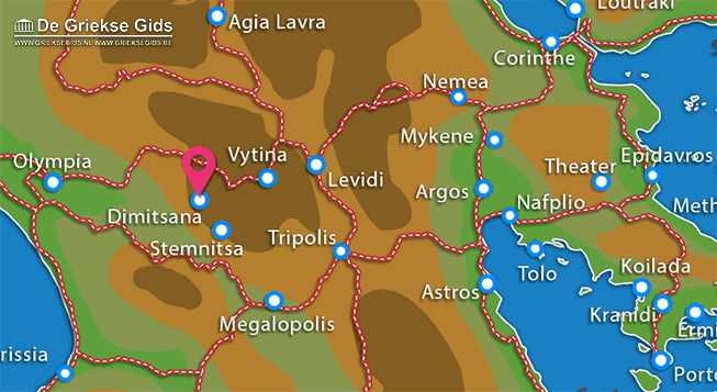 Kaart En Dimitsani (incl. auto)