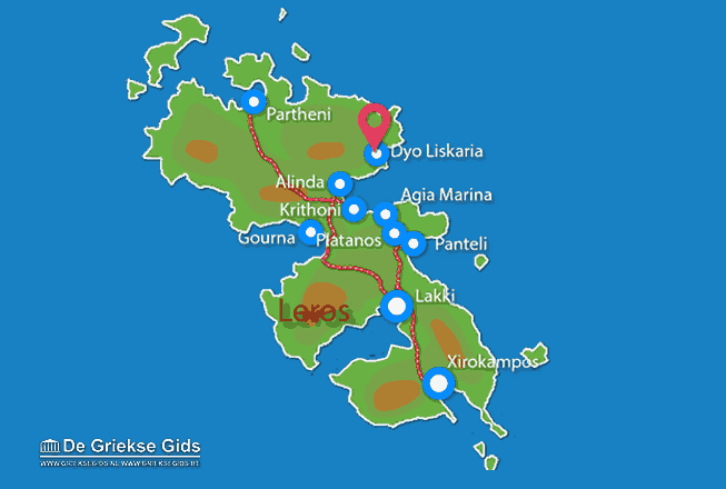 Waar ligt Leros