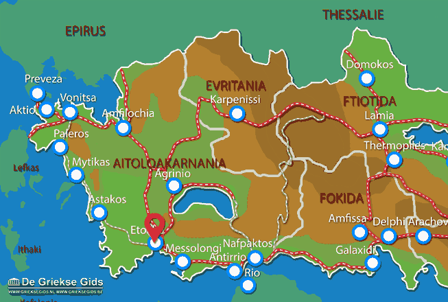 Waar ligt Etoloakarnania