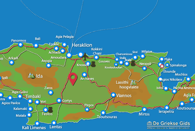 Waar ligt Heraklion Kreta