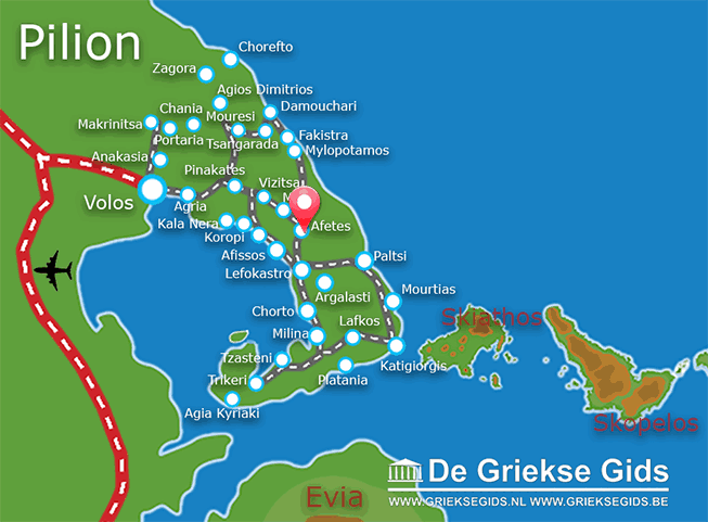 Waar ligt Afetes Pilion Waar ligt Magnisia