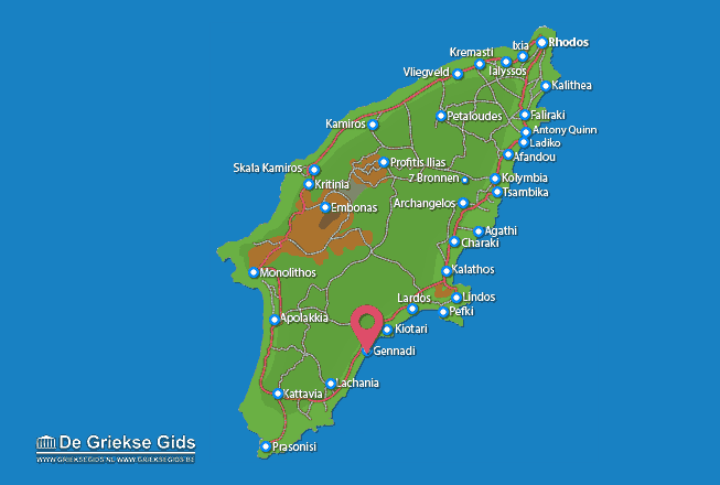 Kaart Ledras Beach Hotel & Villas