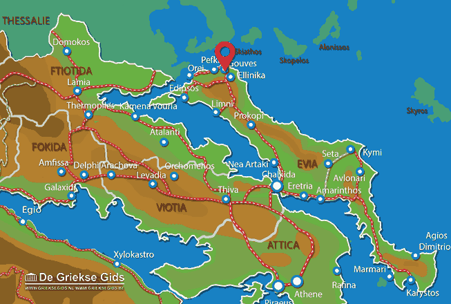 Waar ligt Gouves Waar ligt Evia