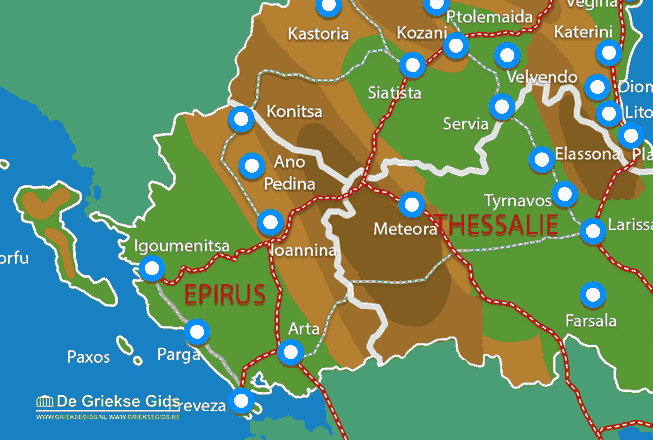 Waar ligt Ioannina