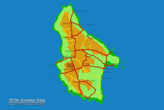 Waar ligt Kaart - landkaart Kythira Waar ligt Kythira