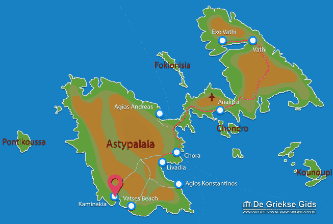 Waar ligt Astypalaia