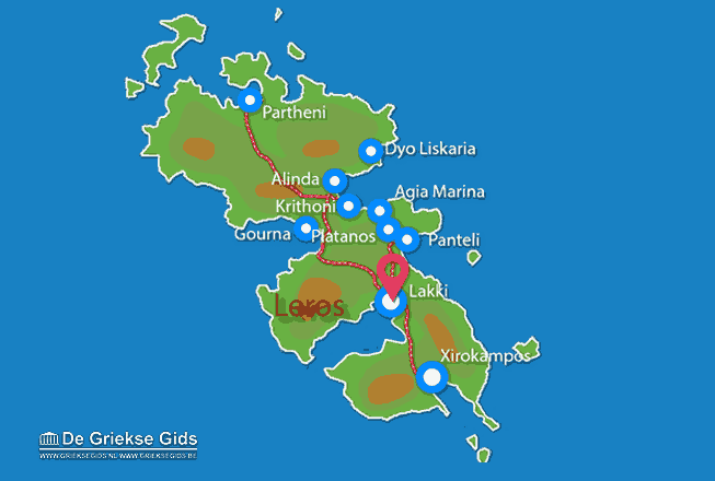 Waar ligt Leros