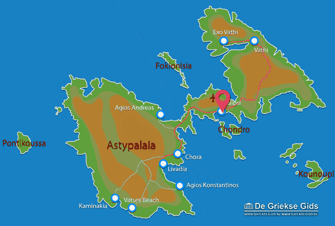 Waar ligt Astypalaia