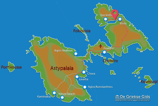 Waar ligt Astypalaia