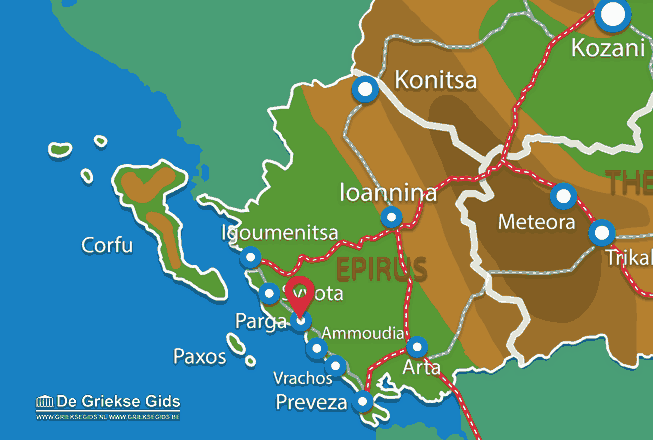 Kaart Villa Dorita