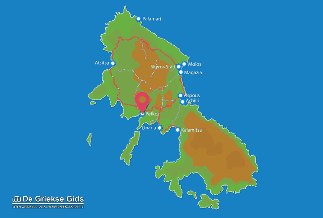 Waar ligt Skyros