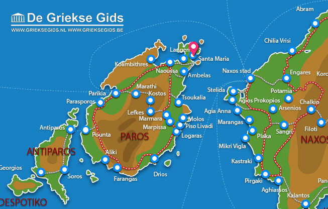Kaart Aeraki Villas