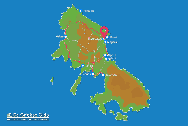 Waar ligt Skyros