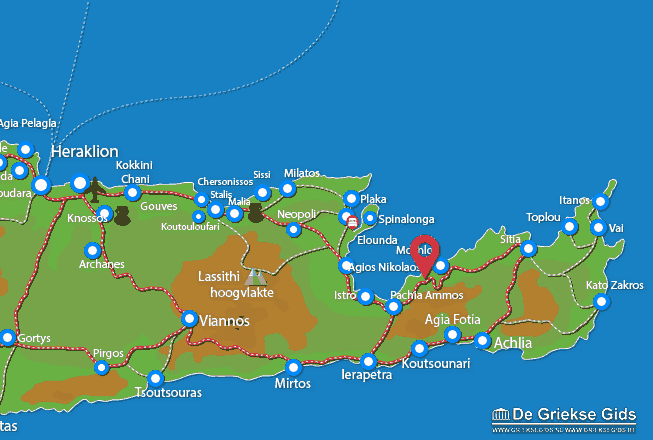 Waar ligt Lassithi Kreta