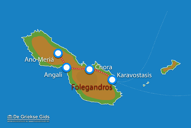 Waar ligt Vakantiefilm Folegandros Waar ligt Folegandros