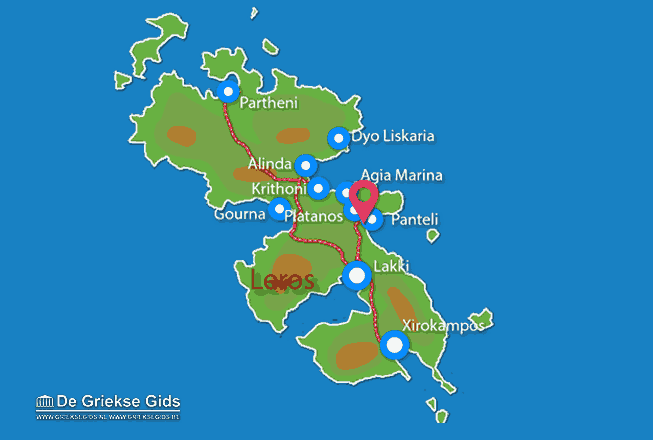 Waar ligt Leros