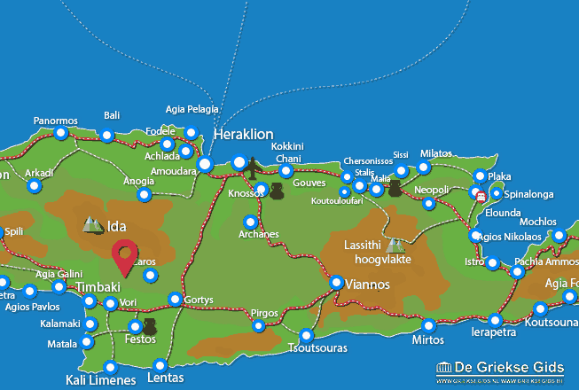 Waar ligt Heraklion Kreta